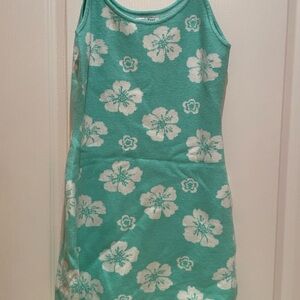 American Eagle Outfitters Teal and White Knit Dress